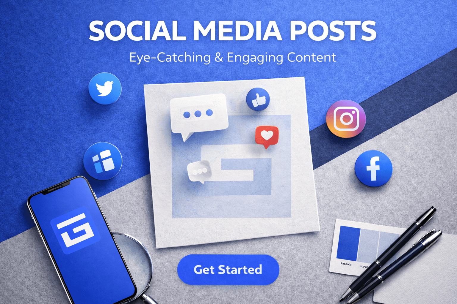 تصميم محتوى منصات التواصل